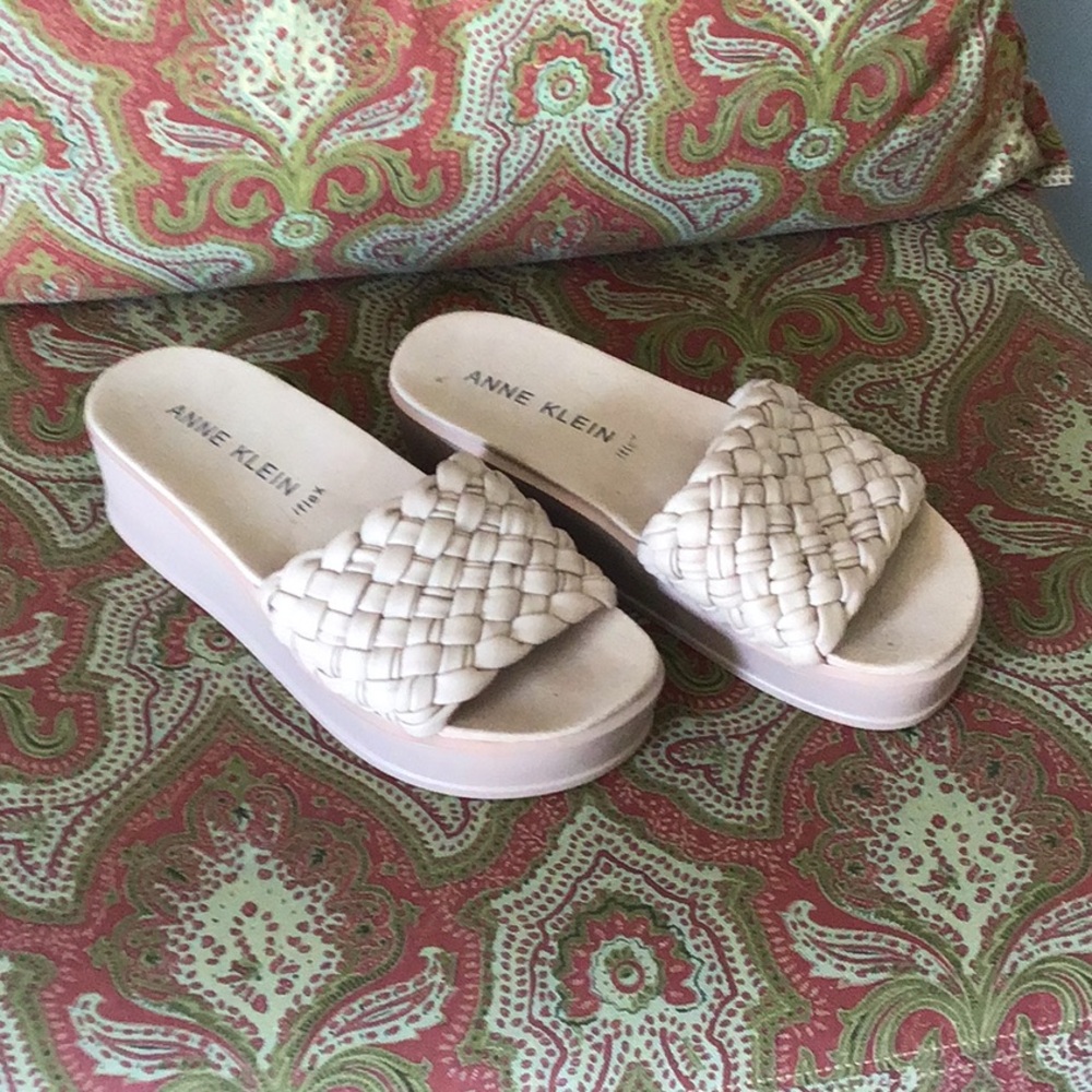 Anne Klein Wedge Sandal Worn 2 times
